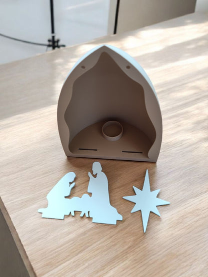 Décor de Nativité – Crèche moderne