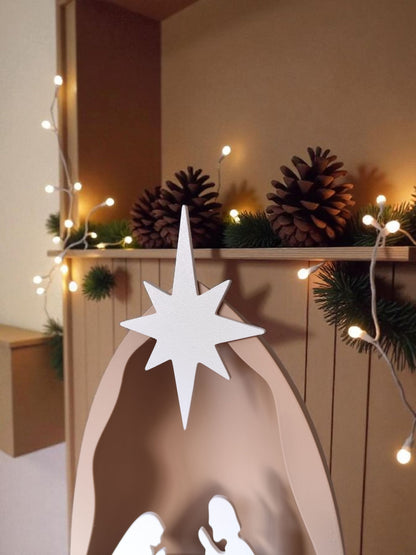 Décor de Nativité – Crèche moderne