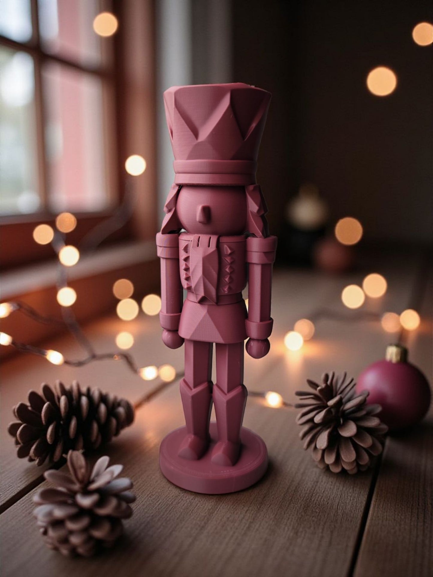 Casse-noisette géométrique "Low Poly"