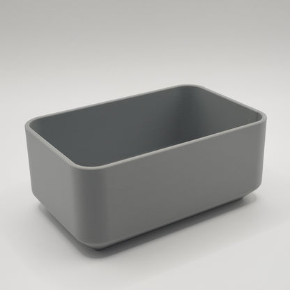 Pot moderne rectangulaire pour orchidée imprimé en 3D