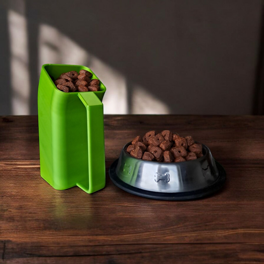 Doseur à croquettes – accessoire pratique pour chiens et chats
