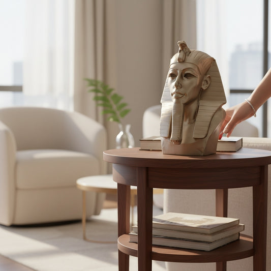 Sculpture « Buste de Pharaon » - vue 1