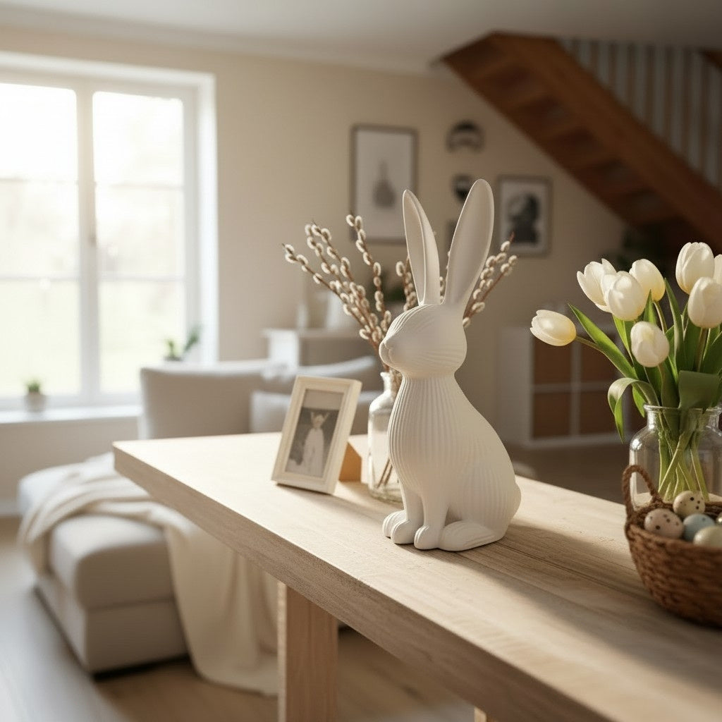 Lapin de Pâques côtelé moderne - vue 4