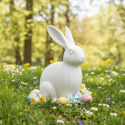 Figurine décorative de lapin de Pâques - vue 4