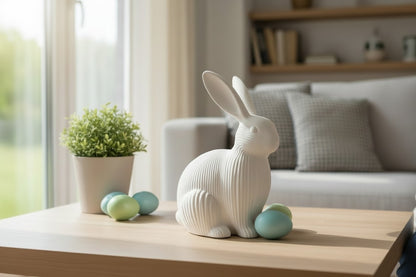 Figurine décorative de lapin de Pâques - vue 1