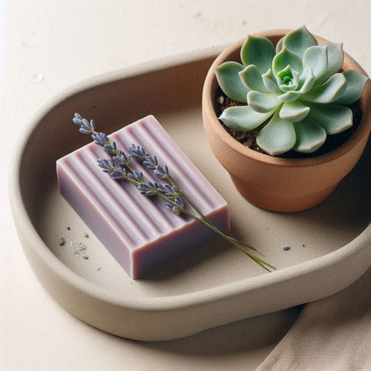 Porte-savon ovale méditérranéen – Élégance naturelle