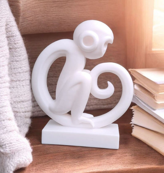 Sculpture « Petit Singe Mystique » - vue 1