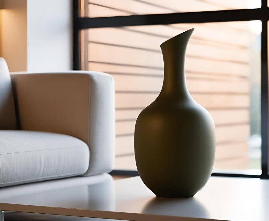 Vase minimaliste « Col Incliné » - vue 1