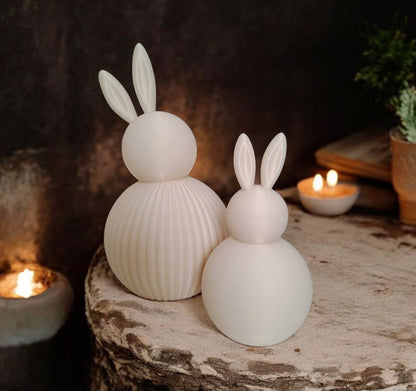 Set de lapins de Pâques côtelés - vue 1