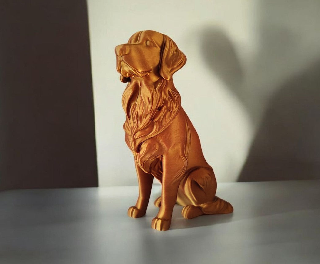 Sculpture « Golden Retriever » - vue 1