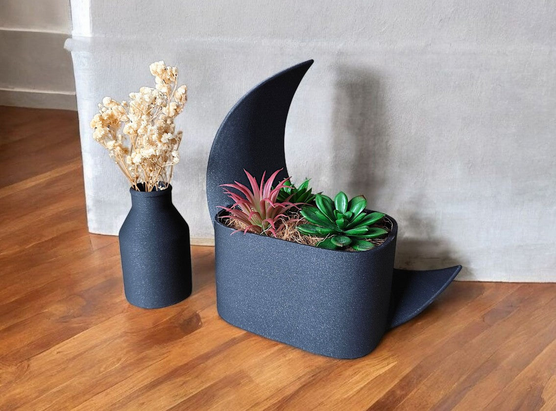 Jardinière et vase « Croissant de Lune » - vue 1