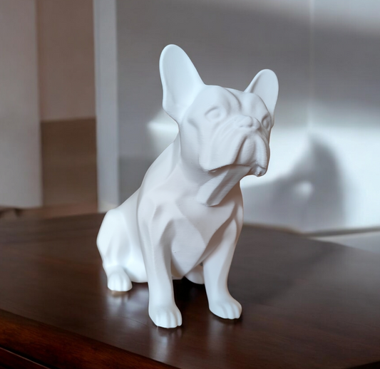 Sculpture « Frenchie assis » - vue 1