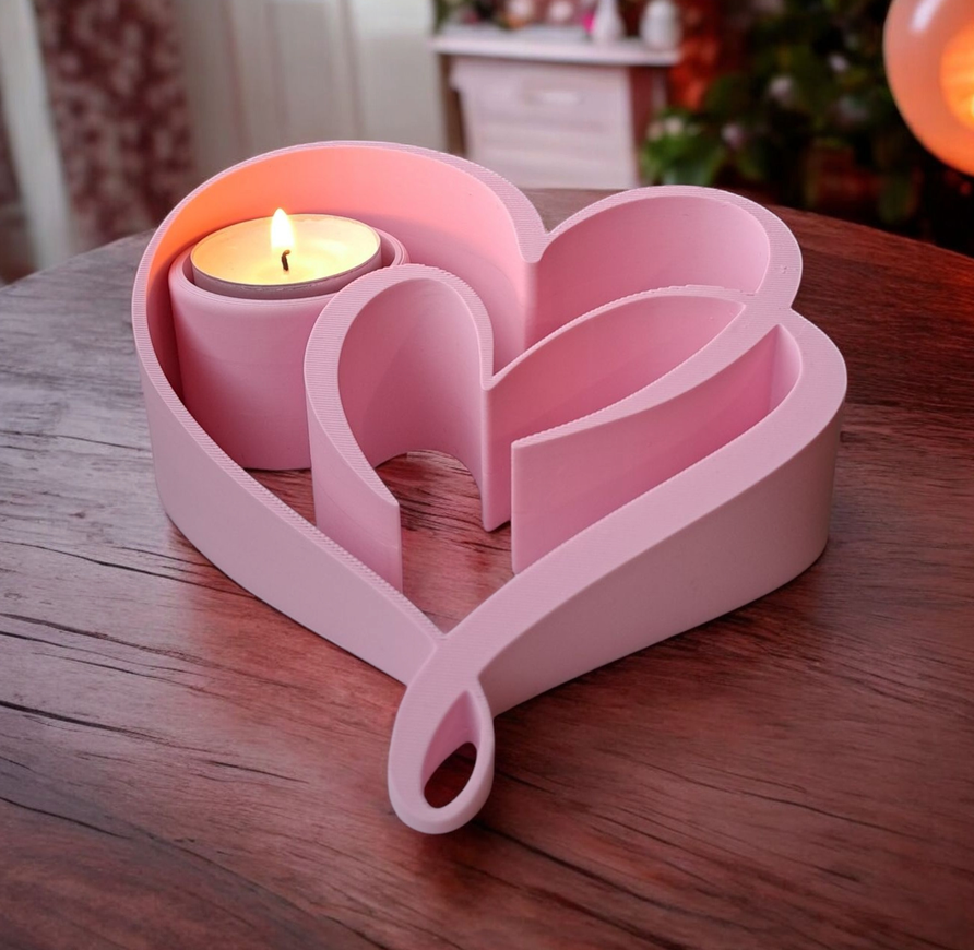 Photophore « Two Hearts » - vue 1