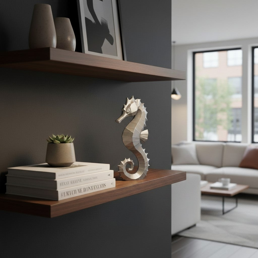 Sculpture élégante « Hippocampe » - vue 3
