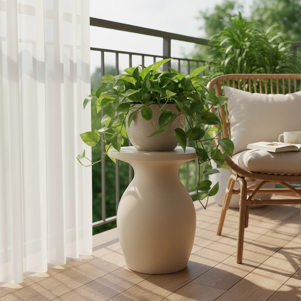 Table d'appoint moderne à double fonction - vue 4