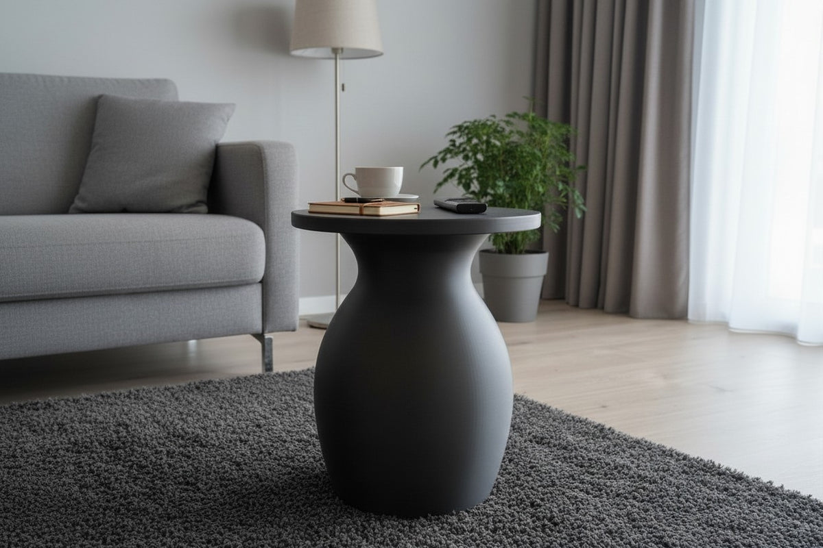 Table d'appoint moderne à double fonction - vue 3