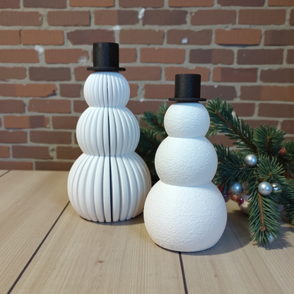 Set de bonhommes de neige minimalistes - vue 2