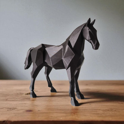 Sculpture Étalon Low-Poly
