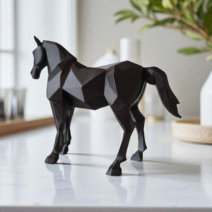 Sculpture Étalon Low-Poly