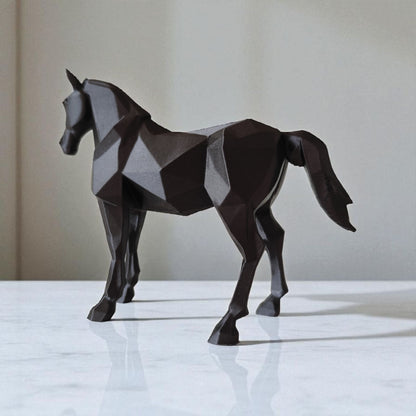 Sculpture Étalon Low-Poly