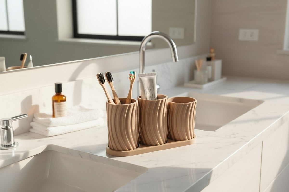Set porte brosses à dents « Petite Famille » - vue 4