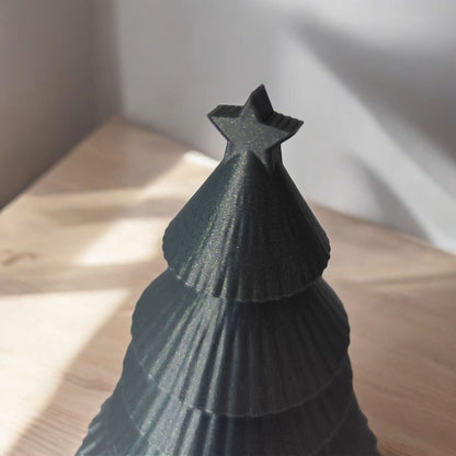 Arbre de Noël moderne -  Décoration Plissée Élégante