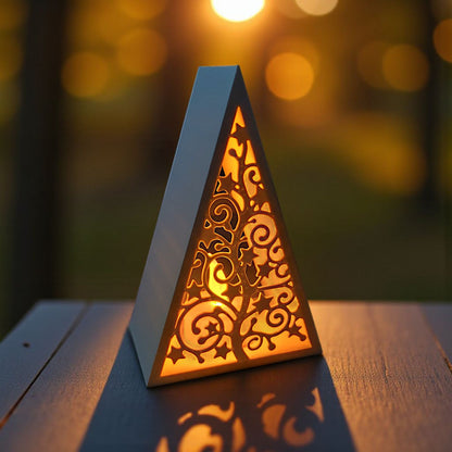 Décoration lumineuse arbre de Noël – Ambiance chaleureuse & ajourée