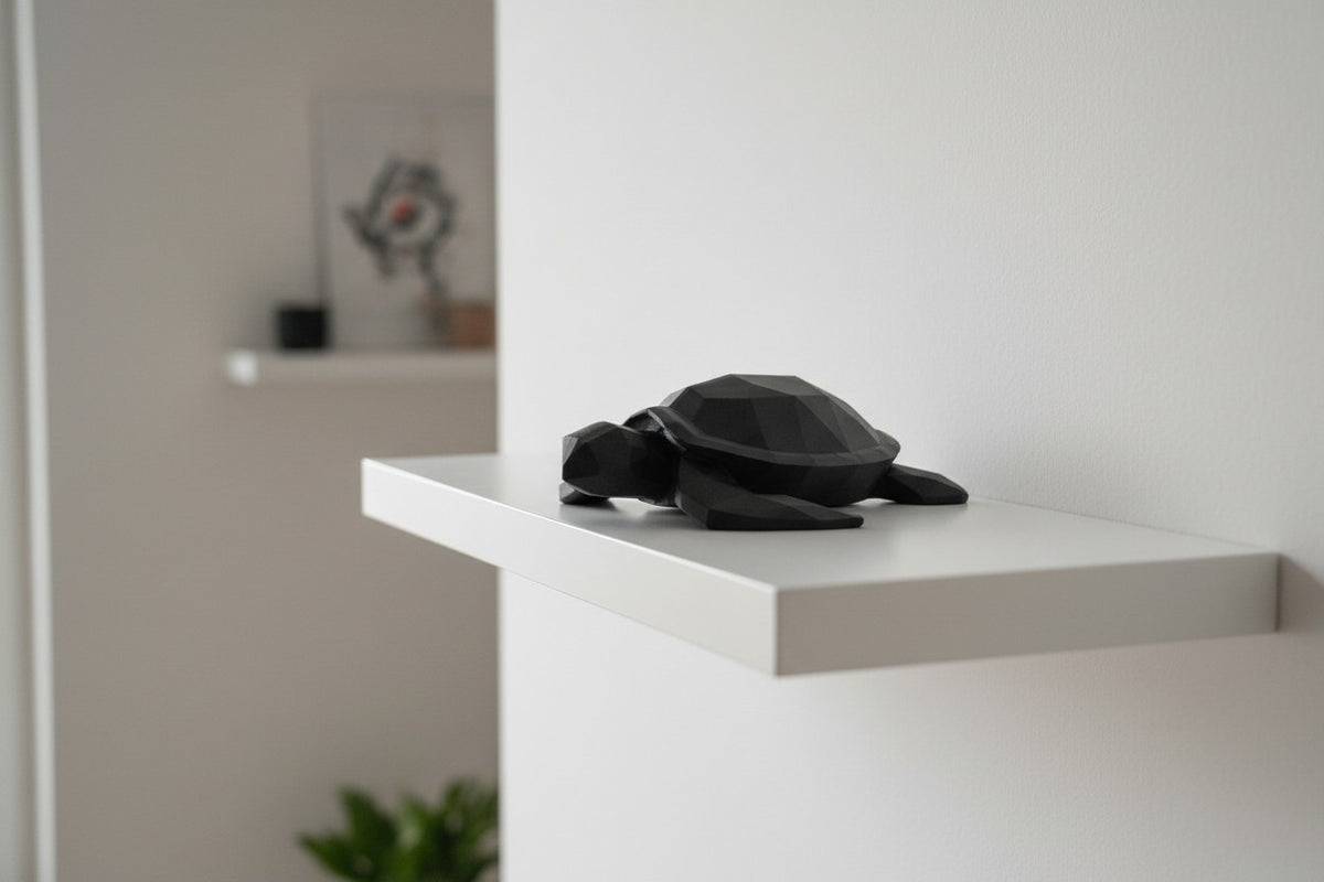 Sculpture « Tortue de Mer Low Poly » - vue 2