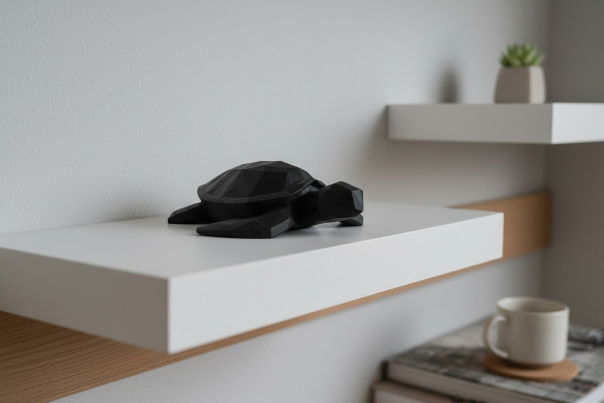 Sculpture « Tortue de Mer Low Poly » - vue 3