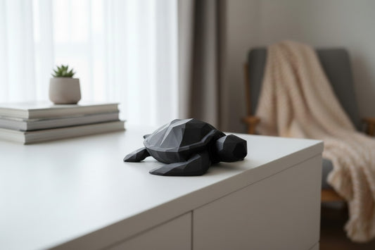 Sculpture « Tortue de Mer Low Poly » - vue 1