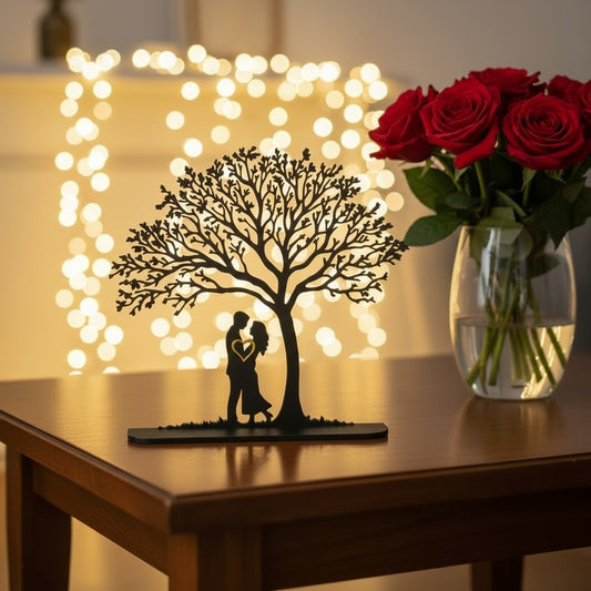 Décoration « Couple sous l'arbre » — Saint-Valentin - vue 1