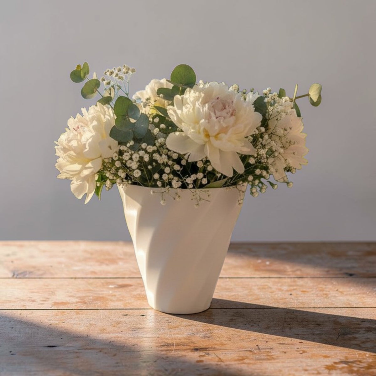 Vase torsadé — un de trois - vue 3