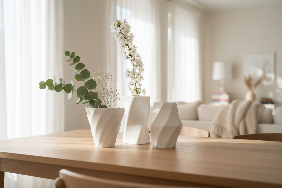 Vase torsadé — un de trois - vue 4