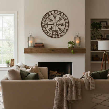 Décoration murale « Vegvisir » — Boussole Viking - vue 3