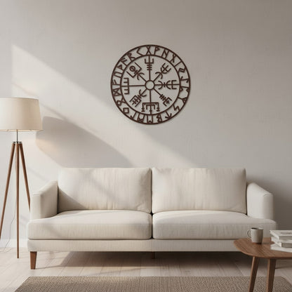 Décoration murale « Vegvisir » — Boussole Viking - vue 2