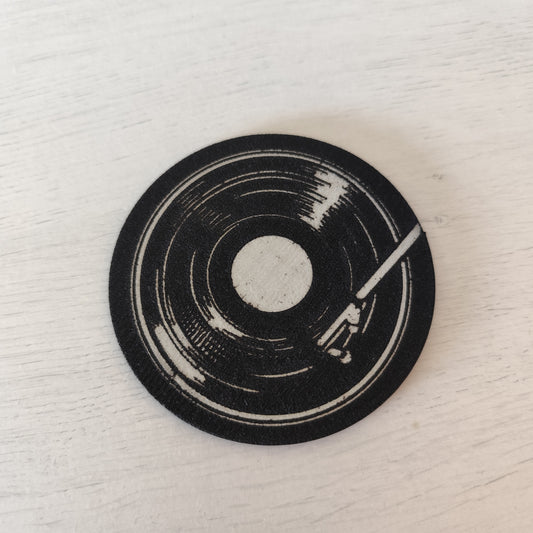 Sous-verre vinyle rétro