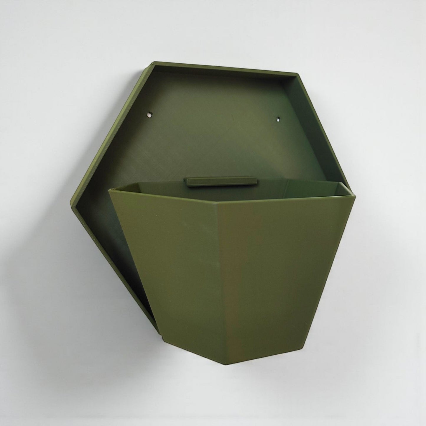 Pot mural hexagonal moderne