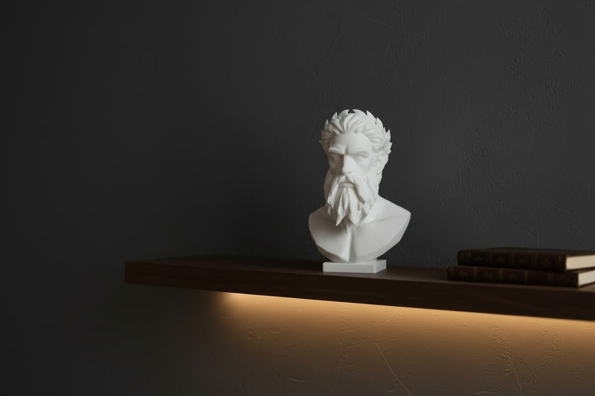 Sculpture « Buste de Zeus » moderne - vue 1