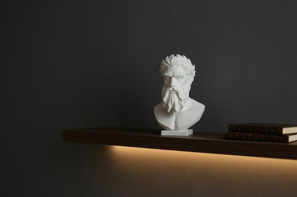 Sculpture « Buste de Zeus » moderne - vue 1