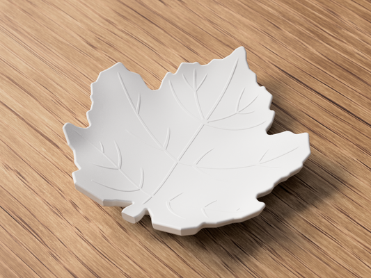 Plateau feuille d'érable – Vide-poche décoratif d'automne en impression 3D