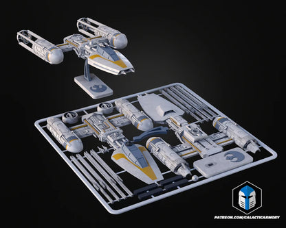 Y-Wing à monter – Maquette Star Wars en kit