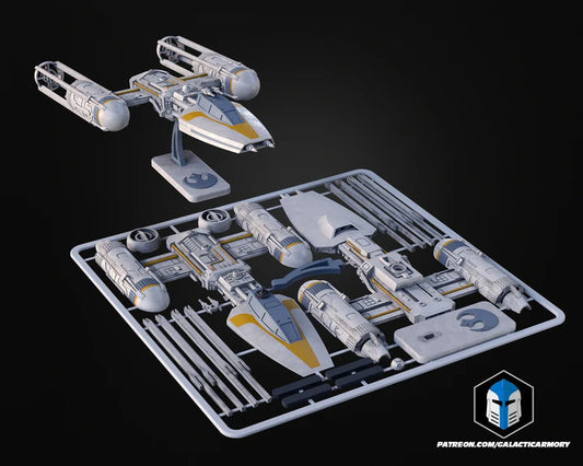Y-Wing à monter – Maquette Star Wars en kit